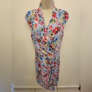 NWT Vince Camuto Cap Sleeve Faux Wrap Dress